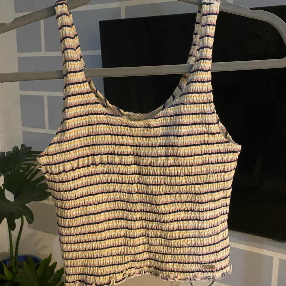 Hollister Colorful Ruched Tank Top